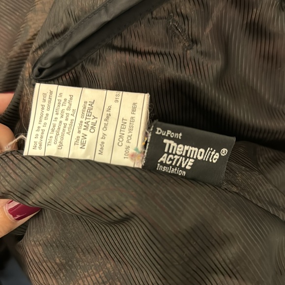 DANIER BLACK LEATHER COAT - Picture 8 of 12